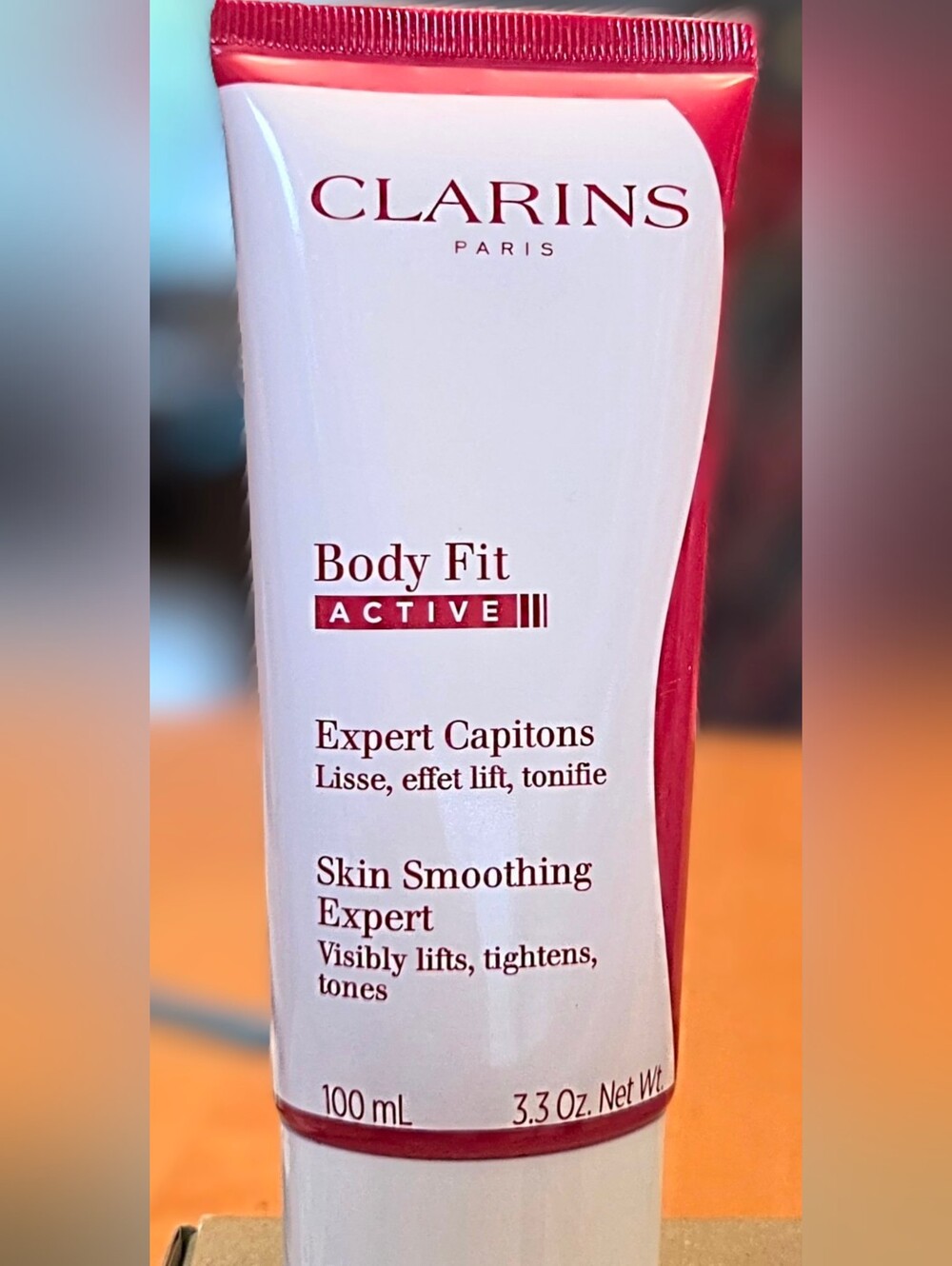 Clarins Body Fit Active Skin Smoothing Expert Great Travel Size 3.3oz 100ml NEW